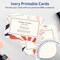 Avery Matte Ivory Postcards, 6" x 9" Rectangle Flourished Edge